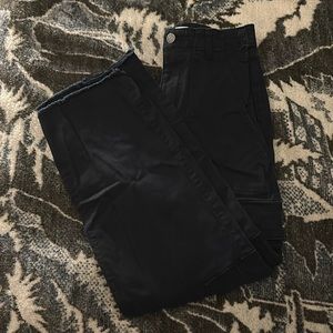 Hollister Black Ultra High-Rise Cargos.